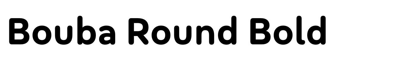 Bouba Round Bold